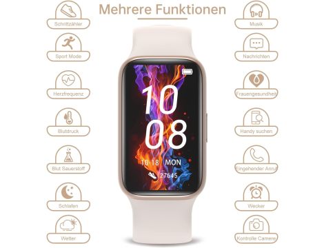 Zegarek Fitness Kolorowy Wyświetlacz HD 1,47 Smartwach - 2