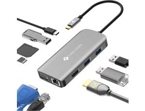 NOVOO USB C Hub Adapter 9 w 1 - image 2