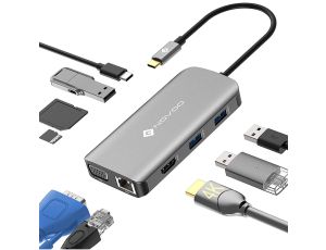 NOVOO USB C Hub Adapter 9 w 1