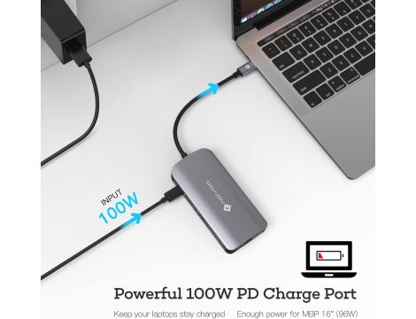 NOVOO USB C Hub Adapter 9 w 1 - 5