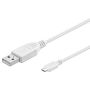 Kabel Połączeniowy High Speed USB Micro USB 5m Biały - 2