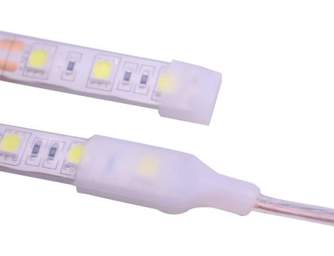 Taśma świetlna LED 5050 Silikon Wodoodporny 12V IP68 1 metr Biały - 5