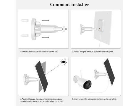 Panel Słoneczny 6W Na Zewnątrz 5V IP65 Wodoszczelny Kabel 3m  micro USB/C - 6