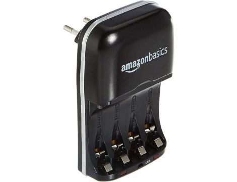 Ładowarka do akumulatorków baterii Amazon Basic 4 AA, AAA, USB