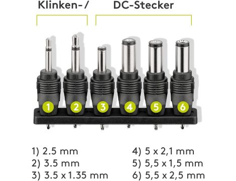 GOOBAY ADAPTER ZASILACZ UNIWERSALNY 3V-12V - 3