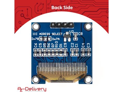 Wyświetlacz AZDelivery 0,96 cala OLED - 3