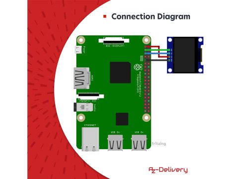 Wyświetlacz AZDelivery 0,96 cala OLED - 5