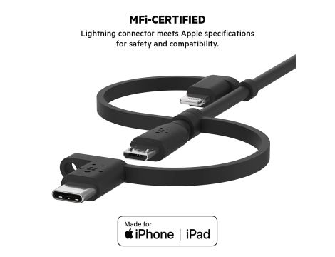 Belkin - Kabel USB-A do USB-C, Lightning, Micro 1m - 4