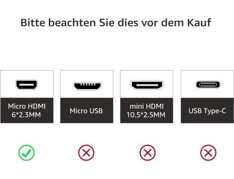 Kabel AmazonBasics typ Micro-HDMI do HDMI 0,91 metra - 3