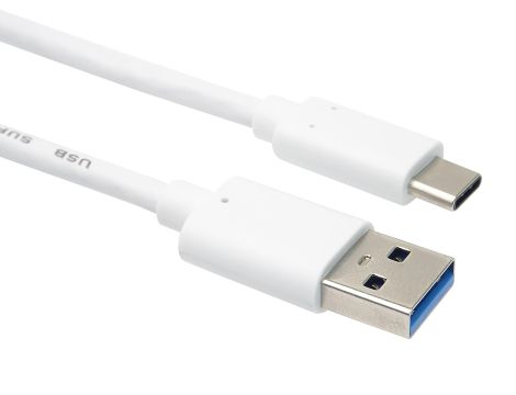 Kabel Połączeniowy USB-C na USB A 3 m Biały PremiumCord - 3