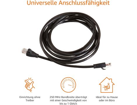 Kabel sieciowy Ethernet RJ45 Cat6 3m AmazonBasics - 4