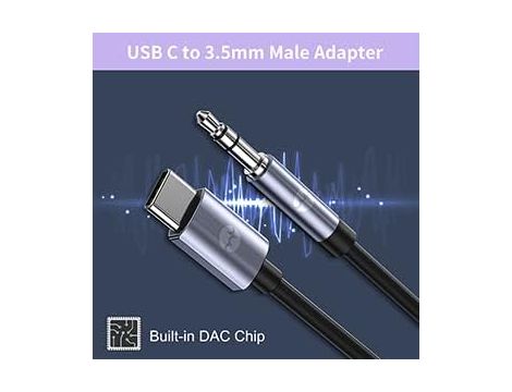 Kabel mini jack do USB-C YHEMI MA501 AUX 3.5mm - 2