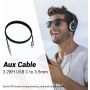 Kabel mini jack do USB-C YHEMI MA501 AUX 3.5mm - 8