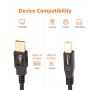 Kabel do Drukarki USB 2.0 Wtyczka A na Wtyk B 4,8 m Czarny AmazonBasics - 4