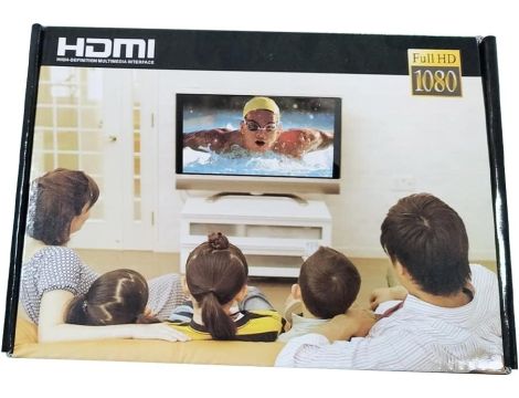 HDMI Splitter 3D 4K 1080P Full HD do HDTV Czarny - 8