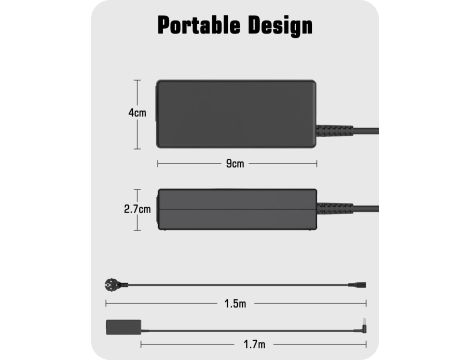 Adapter AC 19,5 V 2,31 A 45 W - 6