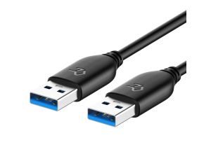 Kabel USB 3.0 Typu A 1.8 m Czarny