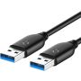 Kabel USB 3.0 Typu A 1.8 m Czarny - 3