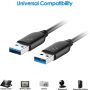 Kabel USB 3.0 Typu A 1.8 m Czarny - 7