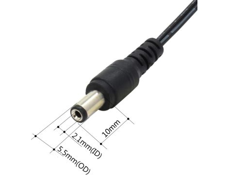 Zestaw 2 Adapterów Do Ładowania DC 6 V 1 A 1000 mA Wtyczka 5,5 mm x 2,1 mm - 5