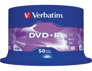 Verbatim DVD+R Matt Silver 4.7GB 16x  50-pack - image 2