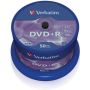 Verbatim DVD+R Matt Silver 4.7GB 16x  50-pack - 4