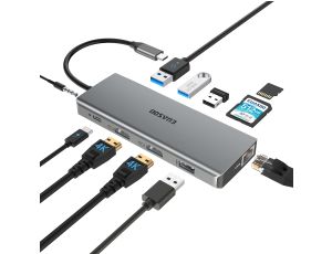 EUASOO USB C HUB 11 w 1 ROZGAŁĘŹNIK ADAPTER - image 2