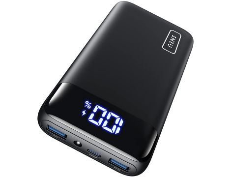 INIU Kompaktowy Power Bank Wyświetlacz LED 20000 mAh Czarny