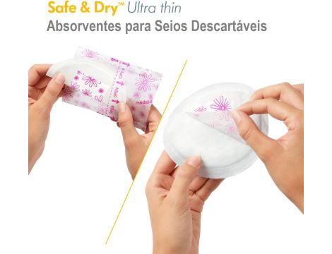 Wkładki Laktacyjne Medela Safe & Dry Ultra Thin Disposable Pads 30 szt - 7