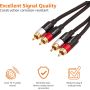 Kabel Audio Cinch 2 x Wtyk Cinch Na 2 x Wtyk Cinch 2,4 m - 5