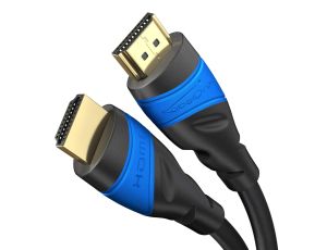 Kabel HDMI 4K – 5 m Czarny/Niebieski - image 2