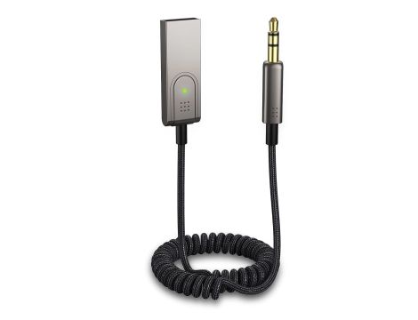 Adapter Samochodowy Bluetooth, Aux, Bluetooth 5.1, Odbiornik Z Mikrofonem