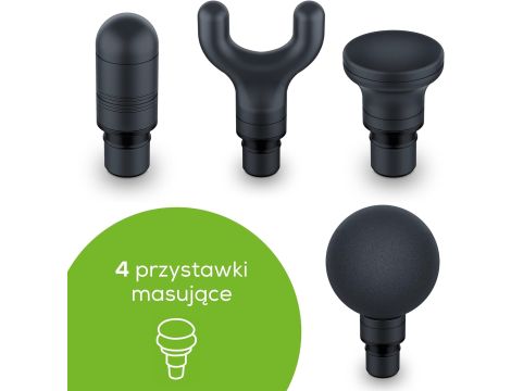 Beurer MG 99 Mocny Pistolet Do Masażu + 4 Nasadki Kompaktowy Masażer Mięśni - 6