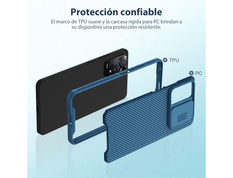 Etui kompatybilne z Xiaomi Redmi Note 11 Niebieskie - 6