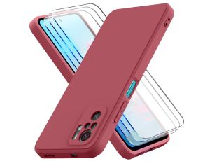 Etui Kompatybilne Z Xiaomi Redmi Note 10S/ Note 10 4G z 2 Sztukami Folii