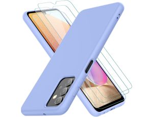 Etui Do Samsung Galaxy A32 + 3 szt Szkła Do Ekranu Kolor: Fioletowa Lawenda - image 2