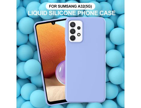 Etui Do Samsung Galaxy A32 + 3 szt Szkła Do Ekranu Kolor: Fioletowa Lawenda - 6