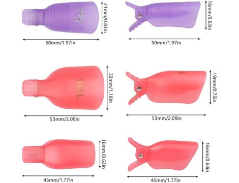 Klipsy Do Usuwania Lakierów Do Paznokci - 2