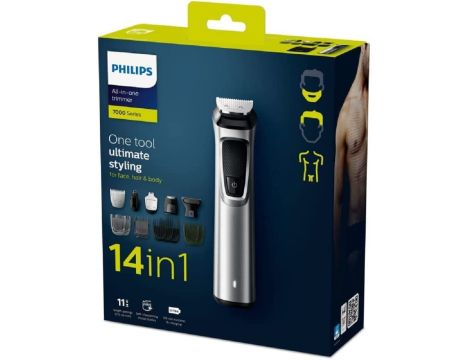 Philips MG7720 Maszynka Golarka Do Włosów Ciała Brody 14w1