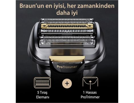 Braun Series 9 PRO+ Golarka Elektryczna Dla Mężczyzn Na Mokro i Na Sucho - 2