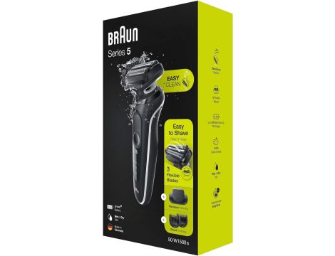 Braun Series 5s Golarka Maszynka Męska Elektryczna Trymer Do Brody +Nasadki - 6