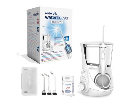 Waterpik Irygator Wybielający Professional + Tabletki Wybielające