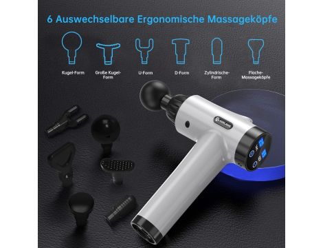 AERLANG - PISTOLET DO MASAŻU MASSAGE GUN DO CIAŁA - 3