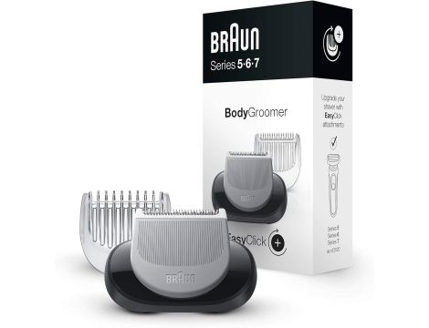 Głowica Goląca Braun EasyClick BodyGroomer Series 5 6 7 + 2 Nasadki