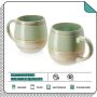 Zestaw 2 Dużych Porcelanowych Kubków 620ml Duże Ucho - 7