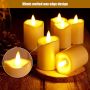 Świece Typu Tealight Z Diodami LED W Kolorze Kości Słoniowej Zestaw 12 Szt - 6