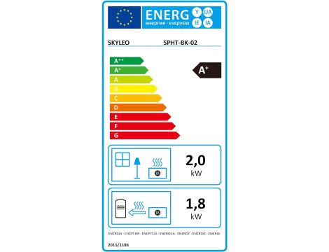 Energooszczędny Grzejnik Elektryczny Z Pilotem ECO Ceramiczny 2000W Biały - 7