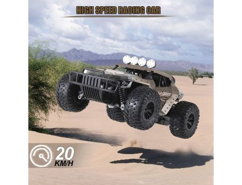 Zdalnie Sterowany Samochód 1/16 Rc Auto Offroad 20 km/h 2x Akumulator - 5