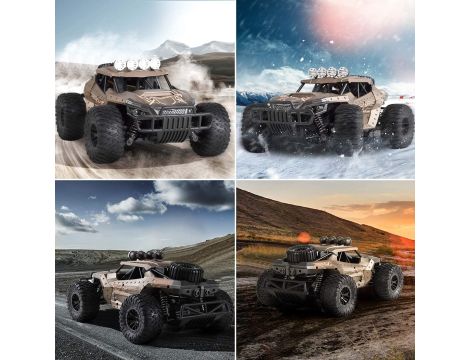 Zdalnie Sterowany Samochód 1/16 Rc Auto Offroad 20 km/h 2x Akumulator - 6