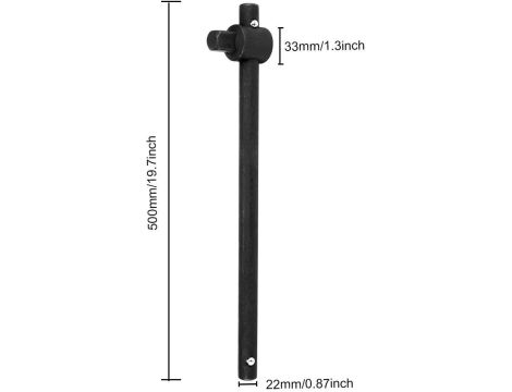 Pokrętło Klucz Nasadowy Z Solidną Stalową Konstrukcją 1" 500mm - 4